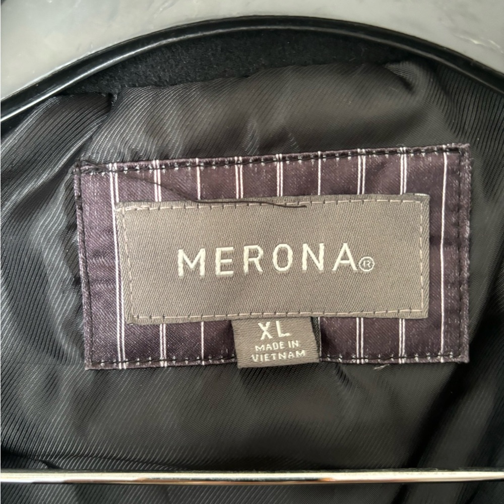 Merona Men's Button Pockets Basic Wool Jacket Siz… - image 2